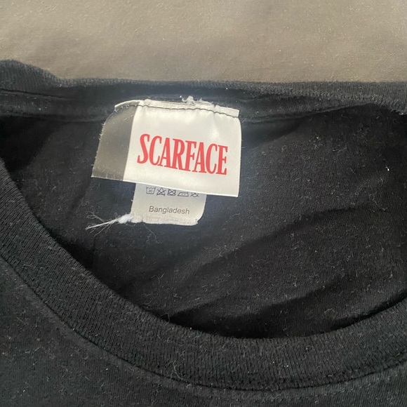 Mens black Scarface Tshirt size M - Picture 3 of 3